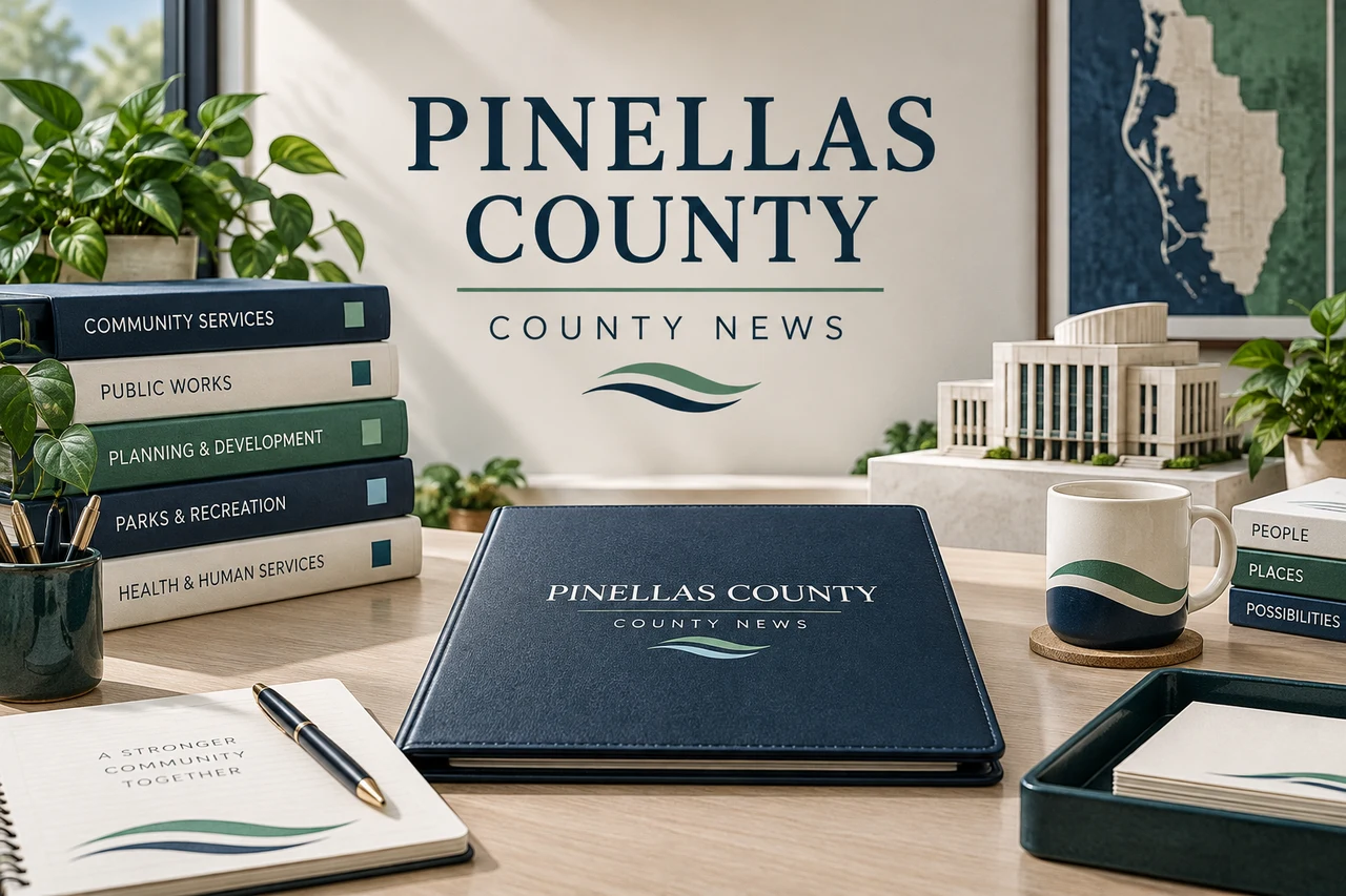 Julkaisijan Pinellas County AI-lähdekuvitus