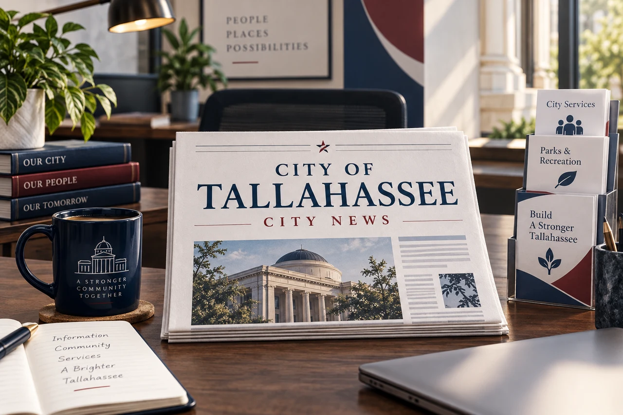 Julkaisijan City of Tallahassee AI-lähdekuvitus